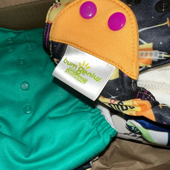 BumGenius Diaper Lot of 7, ONE organic. - Picture 2 of 8